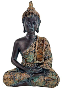 Mediterende Buddha - 15cm