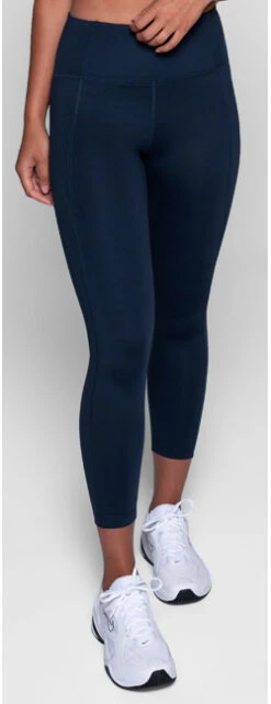 Girlfriend Collective Compressive High-Rise Legging 7/8 (Midnight)