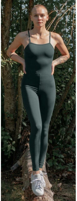 Girlfriend Collective Unitard (Moss)