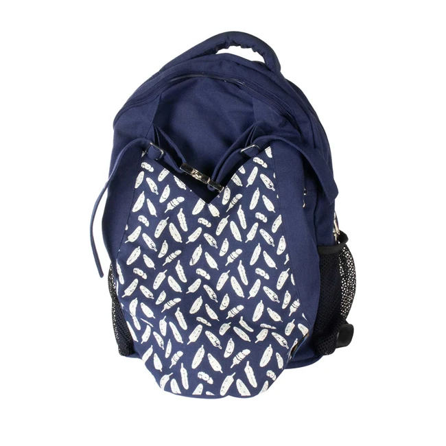 Backpack - Navy Leaf 3 Backpack - Navy Leaf