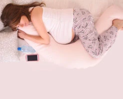 Multipude - Graviditets- Og Ammepude (Beige Med Prik)