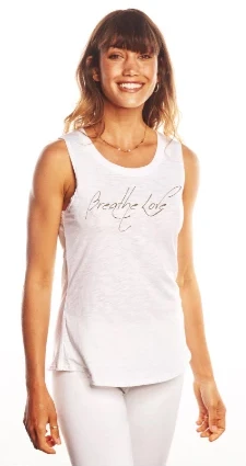Be Love "Breathe Love" Perfect Tank (Moon)