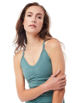 Mandala Cable Yoga Top (Shadow) -MANDALA Butik cableyogatopshadow z1