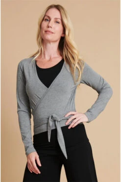 Asquith Calm Wrap (Grey Marl) -MANDALA Butik calmwrapgreymarl z2