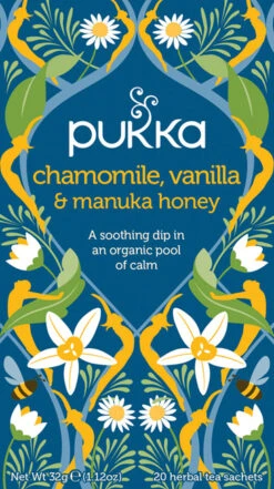 Chamomile, Vanilla And Manuka Honey - øko - Pukka Te