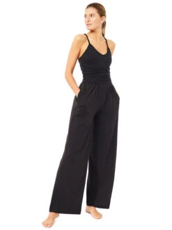 Mandala Extra Wide Pants (Black) -MANDALA Butik extrawidepantblack z4