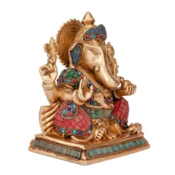 Ganesha - Flerfarvet 20cm -MANDALA Butik ganeshamultifarvet20cm z5 1