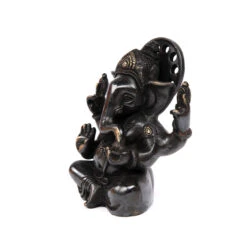 Ganesha Sort - 17cm -MANDALA Butik ganeshasort17cm z1