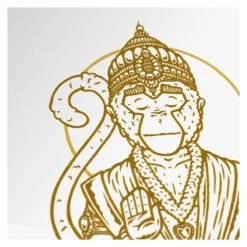 Hanuman - A5 -MANDALA Butik hanumanplakat z1 2