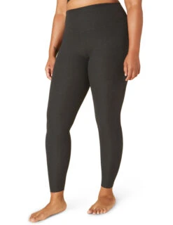 Beyond Yoga High Waisted Midi Legging (Darkest Night)