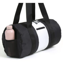 Iconic Barrel Duffel (Silver Stripe) -MANDALA Butik iconicbarrelsilverstripe z1