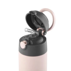 AYA&IDA Kids Straw Bottle - 350ML (Soft Rose) -MANDALA Butik kidsstraw350softrose z2