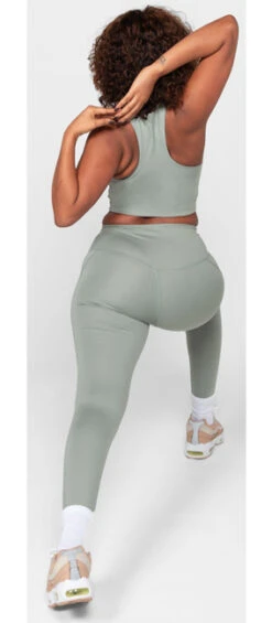 Girlfriend Collective Compressive High-Rise Legging Long (Agave) -MANDALA Butik legagave z2 1