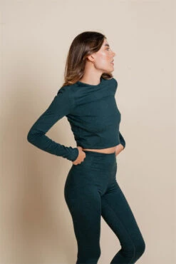 Girlfriend Collective Reset Lift Long Sleeve (Moss) -MANDALA Butik liftlongsleevemoss z2