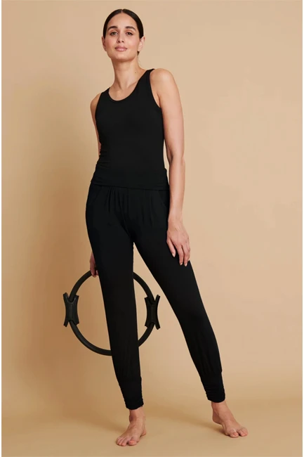 Asquith Long Harem Pants (Black) 4 Asquith Long Harem Pants (Black) - Billede 2