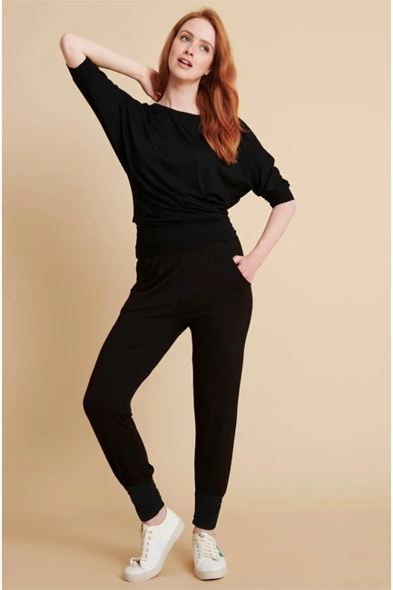 Asquith Long Harem Pants (Black) 6 Asquith Long Harem Pants (Black) - Billede 4