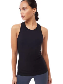 Mandala Long Strap Top (Black)