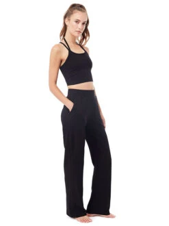 Mandala Luxe Ribbed Sweatpants (Black) -MANDALA Butik luxeribsweatpantblack z3