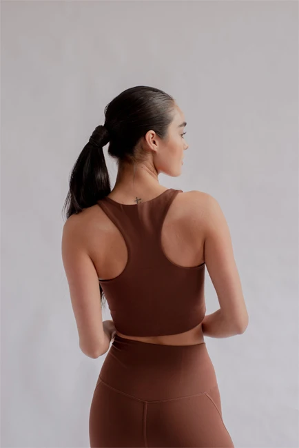 Girlfriend Collective Paloma Bra (Earth) 5 Girlfriend Collective Paloma Bra (Earth) - Billede 3