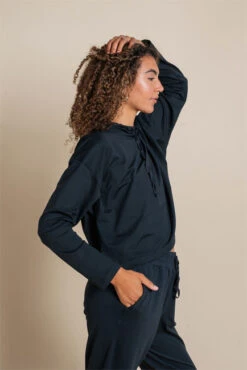 Girlfriend Collective Reset Hoodie (Black) -MANDALA Butik resethoodieblack z2