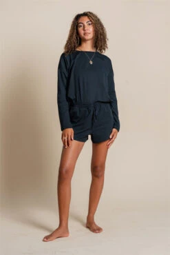 Girlfriend Collective Reset Swing Shorts (Black) -MANDALA Butik resetswingshortsblack z4