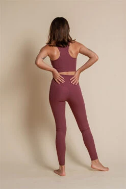 Girlfriend Collective Rib High-Rise Legging Long (Goji) -MANDALA Butik ribhrleggnglonggoji z5