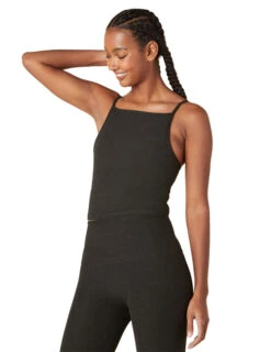 Beyond Yoga Spacedye Wide Neck Cropped Tank (Darkest Night) -MANDALA Butik sdwideneckcroppedtankdarkestnight z2