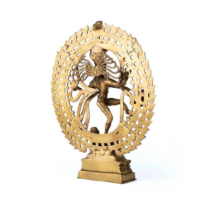 Shiva Nataraja - 60 Cm (Messing) 5 Shiva Nataraja - 60 Cm (Messing) - Billede 3