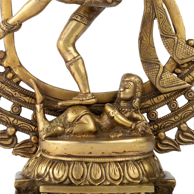 Shiva Nataraja - 60 Cm (Messing) 7 Shiva Nataraja - 60 Cm (Messing) - Billede 5
