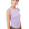 Mandala Side Ruffled Top (Violet) -MANDALA Butik sideruffledtopviolet z