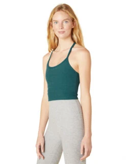 Beyond Yoga Spacedye Slim Racerback Cropped Tank (Deep Sea Heather) -MANDALA Butik slimracercroptankdeepseaheather z1