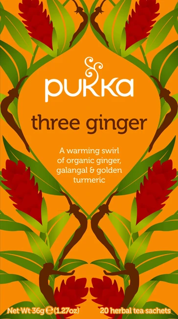 Three Ginger - øko - Pukka Te 3 Three Ginger - øko - Pukka Te