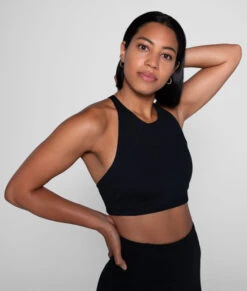 Girlfriend Collective Topanga Bra (Black)
