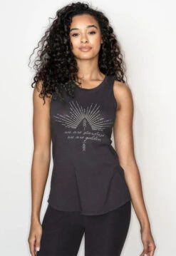 Be Love "We Are Stardust" Perfect Tank (Soft Black)