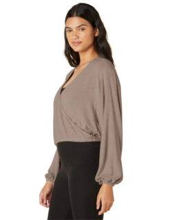 Beyond Yoga Wrapped Up Pullover (Fawn) -MANDALA Butik wrappeduppulloverfawn z2