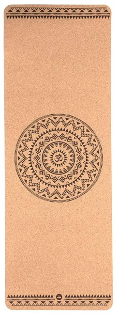 Kork Yogamåtte - Ethno Mandala 3 Kork Yogamåtte - Ethno Mandala